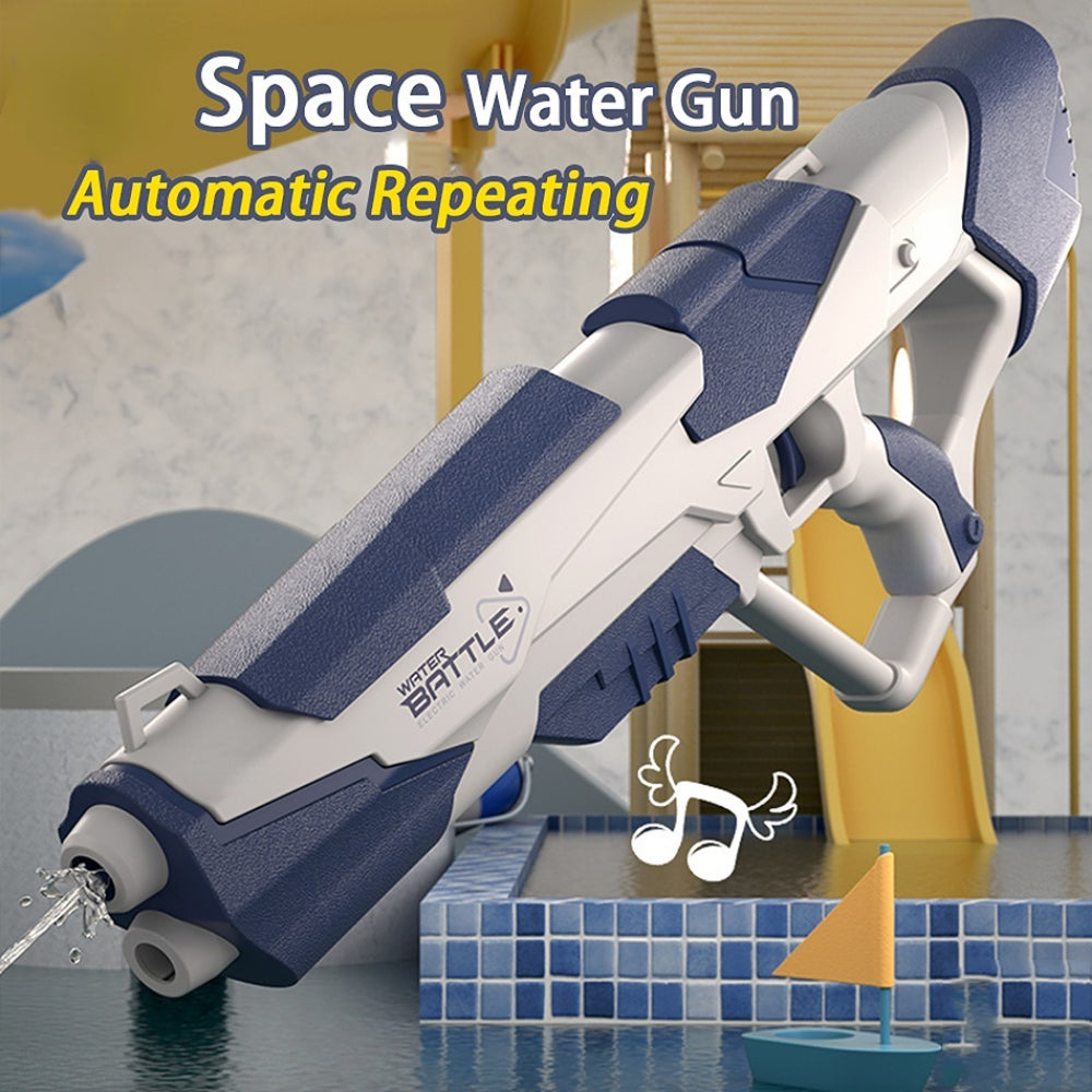 Space Water Gun Electric Automatic Water Absorption Water Fights Toy Outdoor Beach Swimming Pool Bath Toys For Children Kid Gift - More bang for your bucks