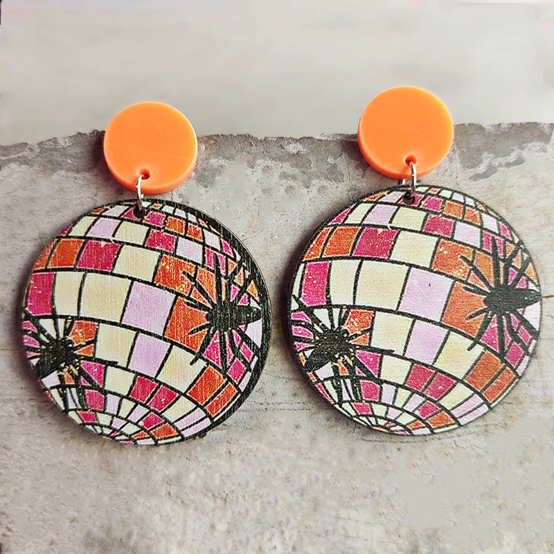 Halloween Thanksgiving Retro Style Geometric Earrings