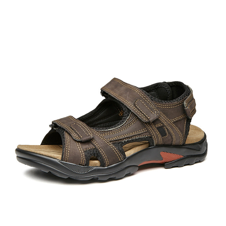 Outdoor Sandals Beach Leather Roman Sandals - More bang for your bucks