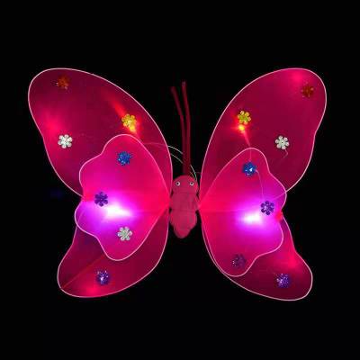 Glowing butterfly wings with lights children's costumes