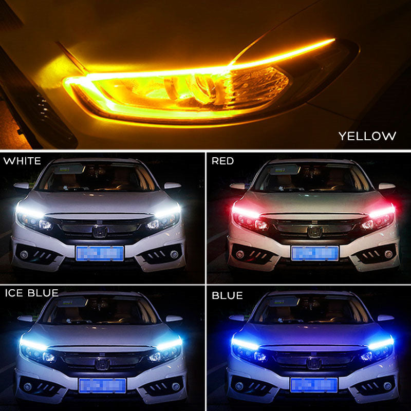 Car Light Turn Signal Led Strip Car LED Daytime Running - More bang for your bucks