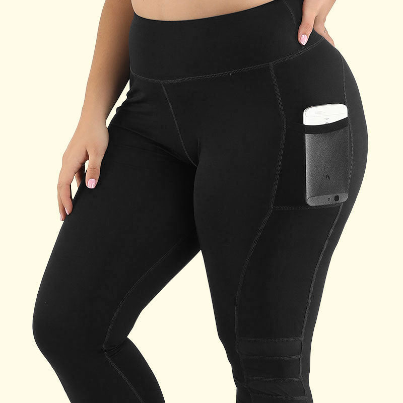 Fat Women Yoga Leggings Plus size pants cropped