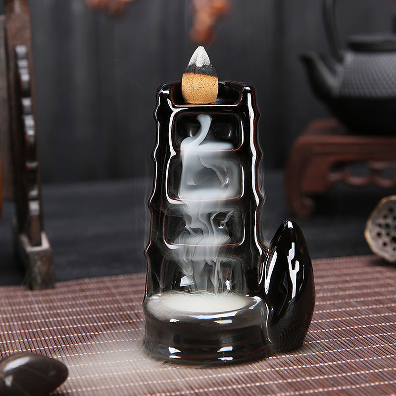 Backflow Bergamot Incense Burner Lotus Incense Burner