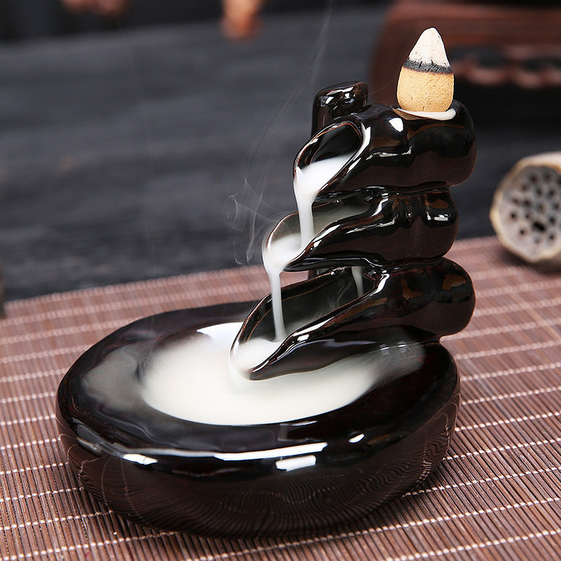 Backflow Bergamot Incense Burner Lotus Incense Burner