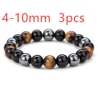 Tiger Eye Stone Bracelet Natural Stone Bracelet - More bang for your bucks