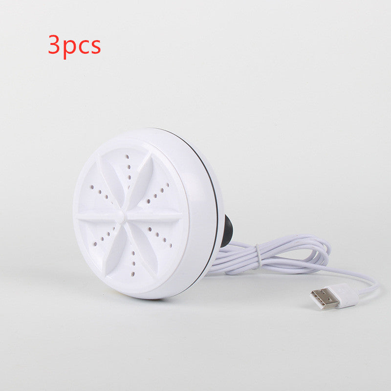 Mini Portable Ultrasonic Washing Machine Prevent Winding