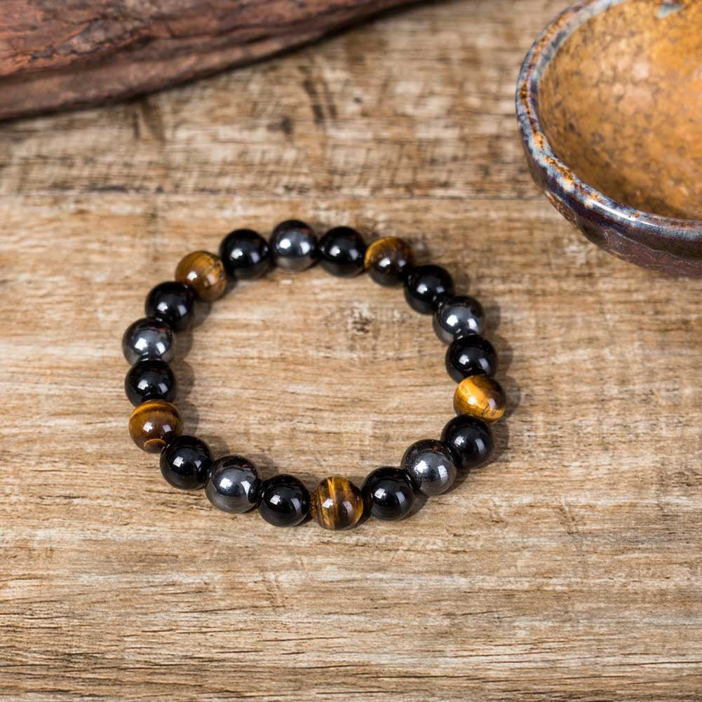 Tiger Eye Stone Bracelet Natural Stone Bracelet - More bang for your bucks