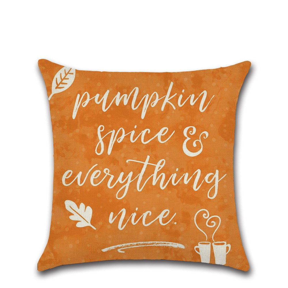 Thanksgiving theme pillowcase cushion cover