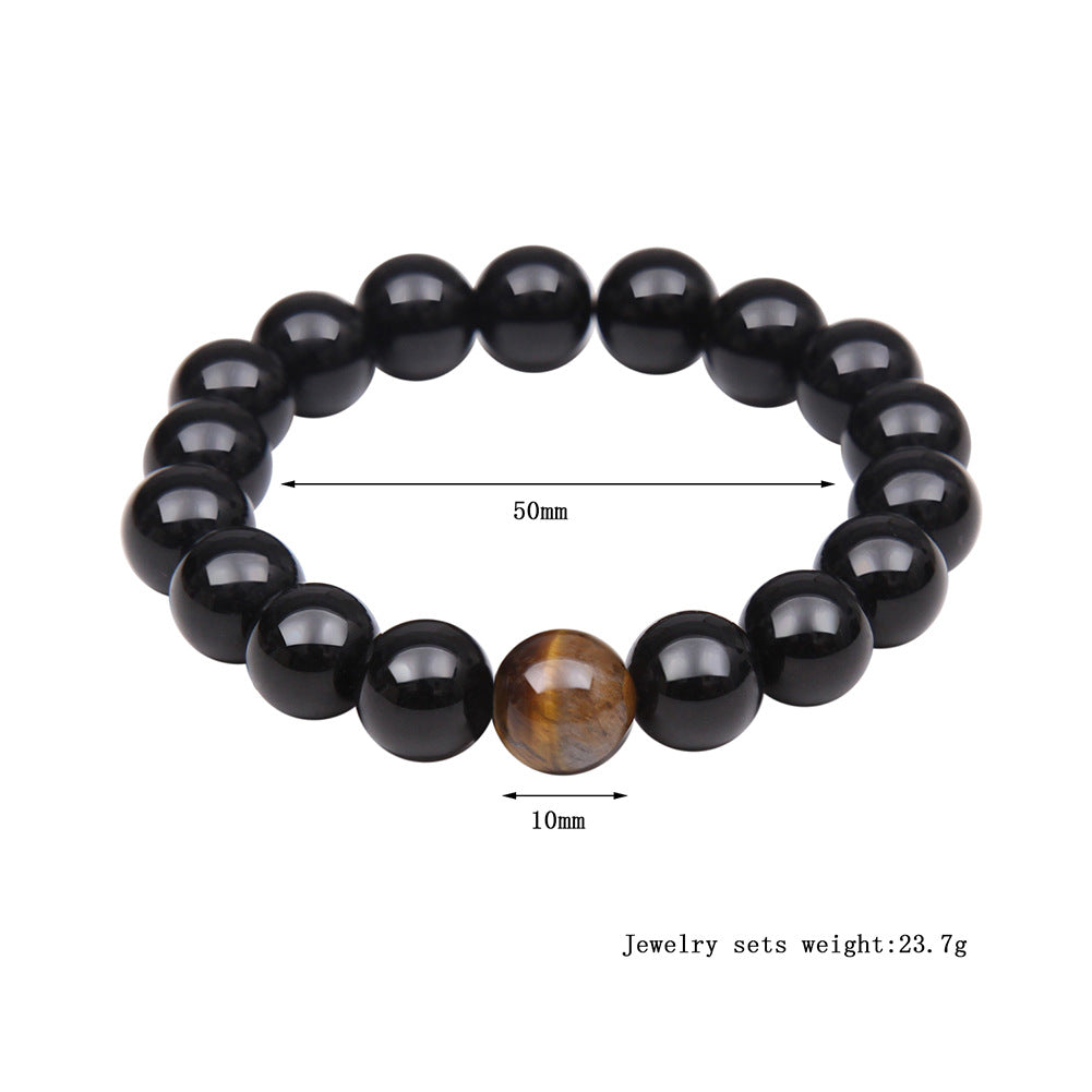 Tiger Eye Stone Bracelet Natural Stone Bracelet - More bang for your bucks