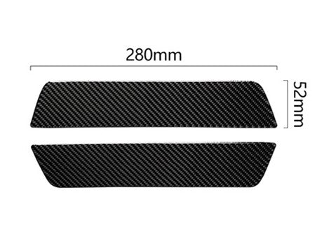 Carbon fiber threshold strip modification - More bang for your bucks