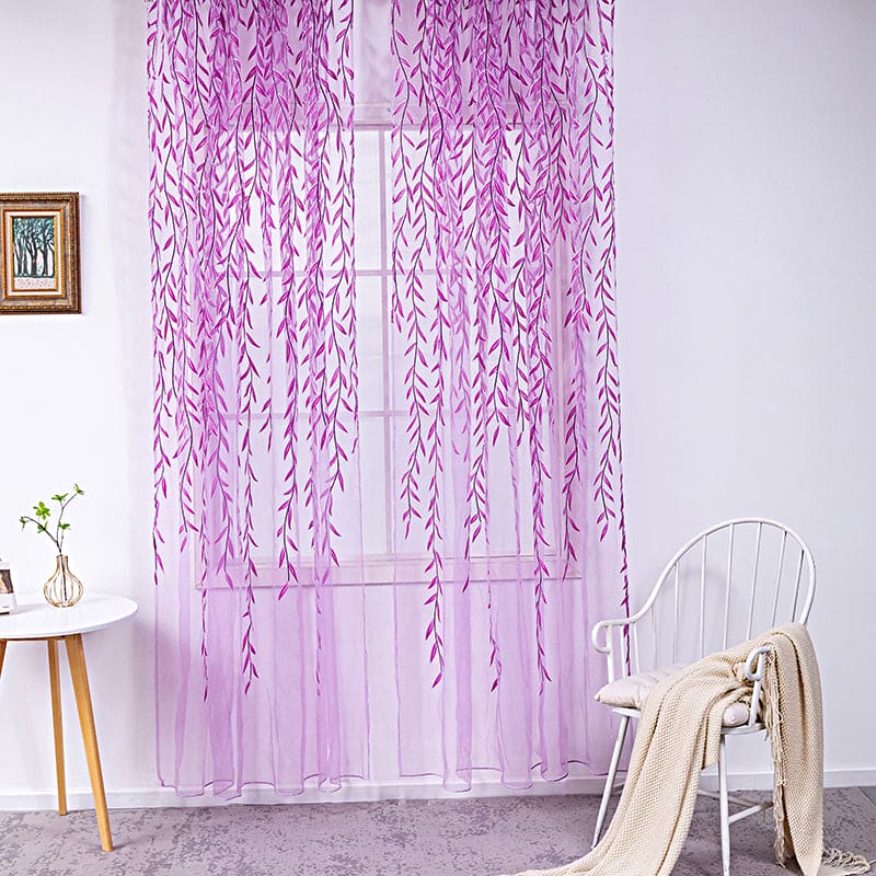 Inverted Willow Wicker Offset Printing Curtains Printing Window Screens Living Room Balcony Window Screens