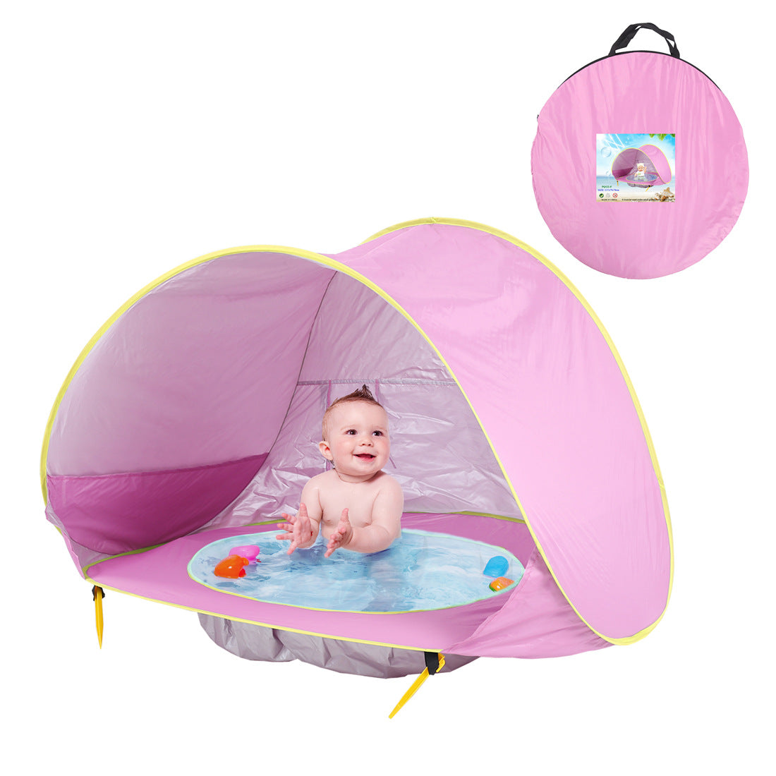 Baby Beach Tent Kids Outdoor Camping Easy Fold Up Waterproof  Up Sun Awning Tent UV-protecting - More bang for your bucks