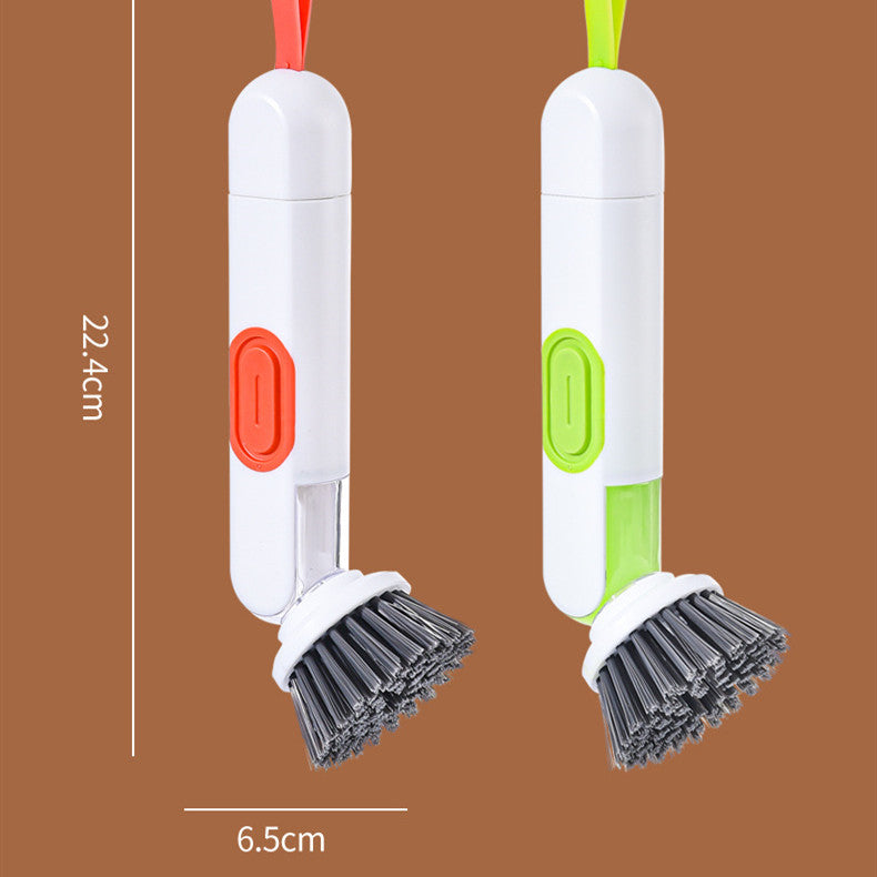 Household Pressing Liquid Storage Multifunction Cleaning Brush Strong