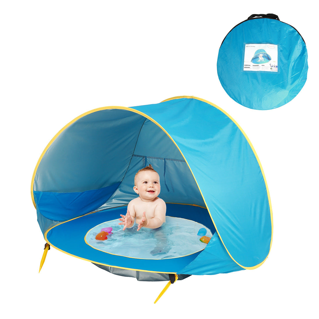 Baby Beach Tent Kids Outdoor Camping Easy Fold Up Waterproof  Up Sun Awning Tent UV-protecting - More bang for your bucks