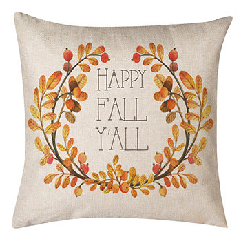 Thanksgiving Pumpkin Pillow Linen Sofa Pillow Cushion