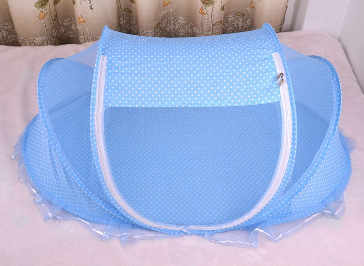 Foldable  Baby Bed Net With Pillow Net 2pieces Set - More bang for your bucks