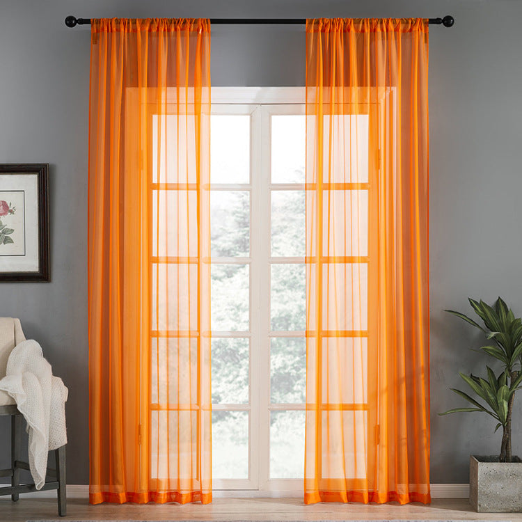 Modern And Simple Pure Color Cotton And Linen Window Screen - More bang for your bucks