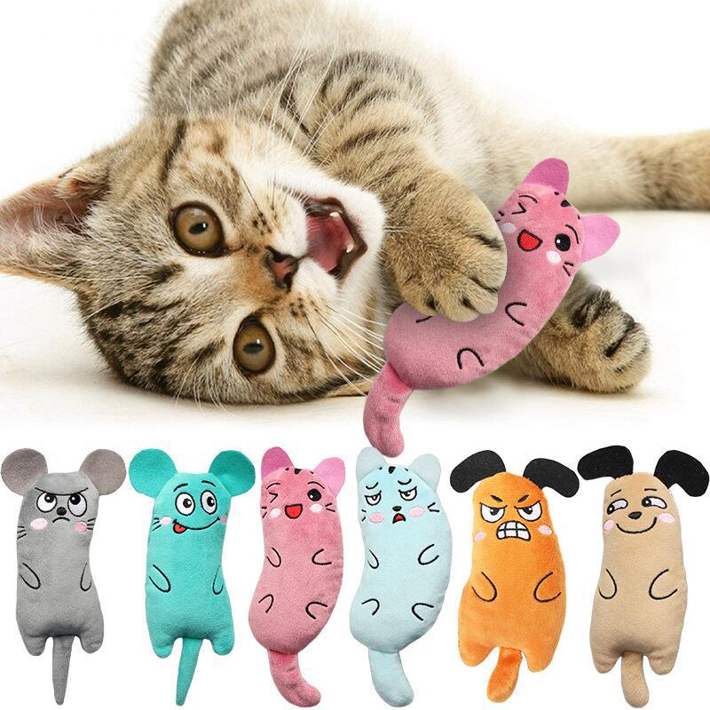 Cat Pet Plush Embroidered Mint Toys - More bang for your bucks