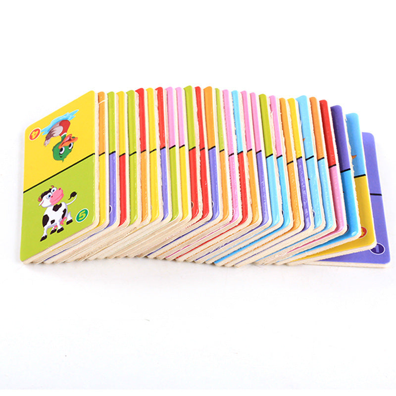 Wooden Solitaire Animal Domino Kids - More bang for your bucks