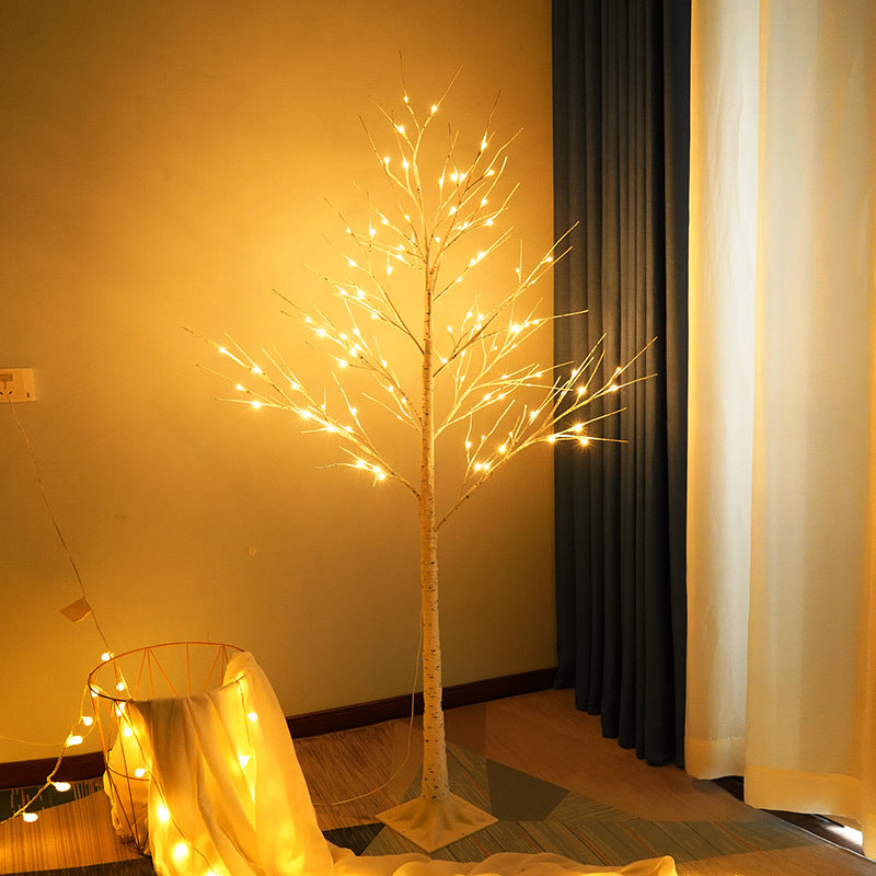 Led Thanksgiving Birch Indoor Landscape Home Decorative Lamp