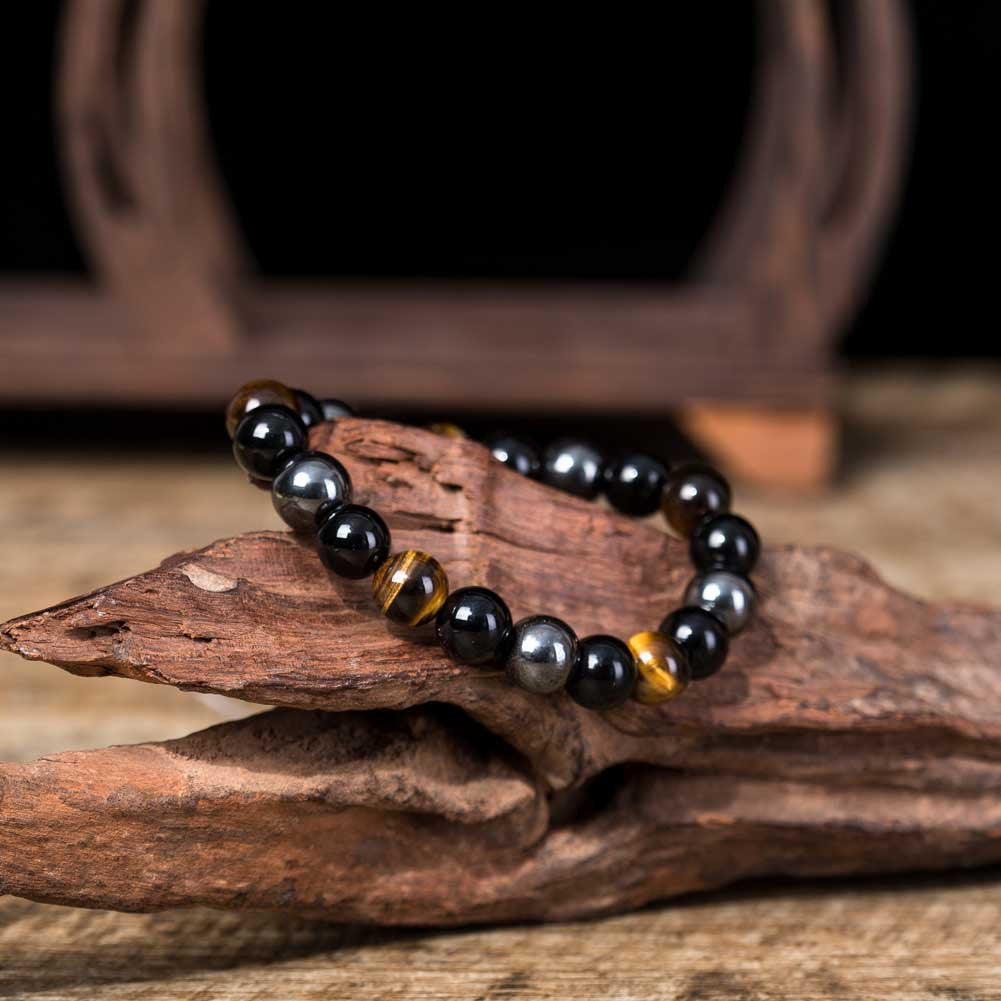 Tiger Eye Stone Bracelet Natural Stone Bracelet - More bang for your bucks