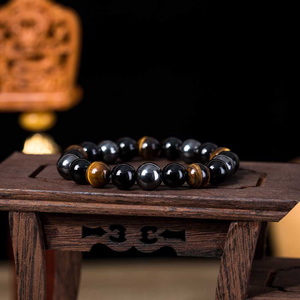 Tiger Eye Stone Bracelet Natural Stone Bracelet - More bang for your bucks