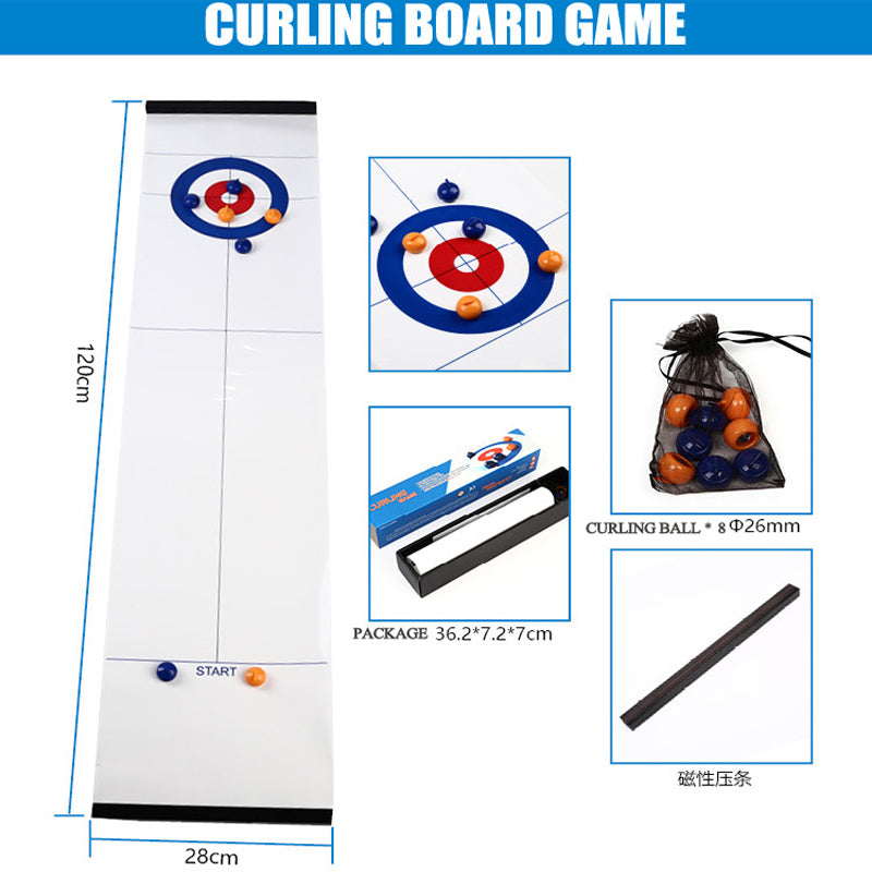 Curling table games - More bang for your bucks