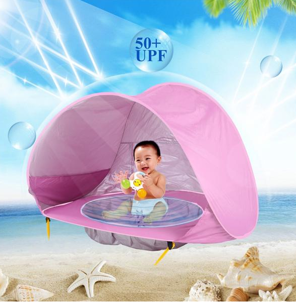 Baby Beach Tent Kids Outdoor Camping Easy Fold Up Waterproof  Up Sun Awning Tent UV-protecting - More bang for your bucks