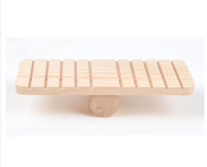 Hamster wooden seesaw - More bang for your bucks