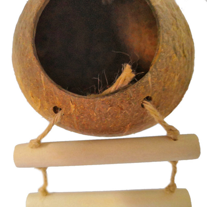 Natural coconut shell bird nest - More bang for your bucks