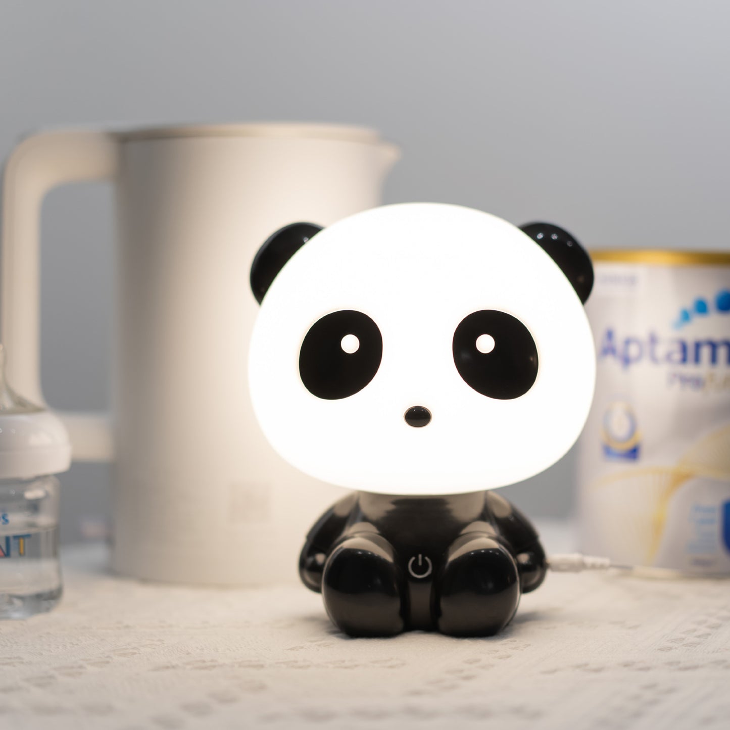 Cute Panda Touch Dimming Night Light Bedroom Bedside Light