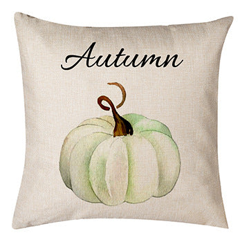 Thanksgiving Pumpkin Pillow Linen Sofa Pillow Cushion