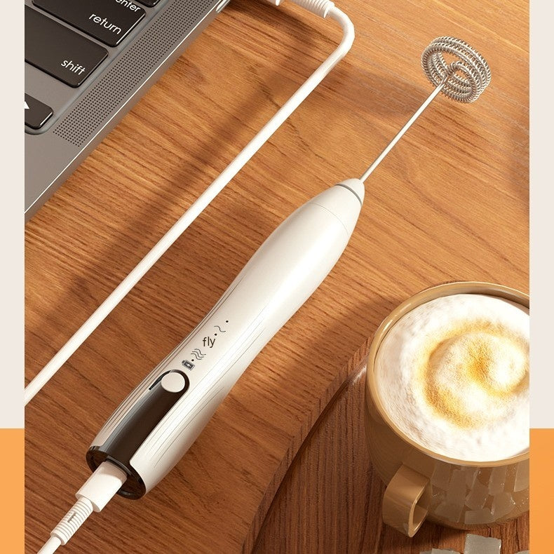 Stainless steel milk frother