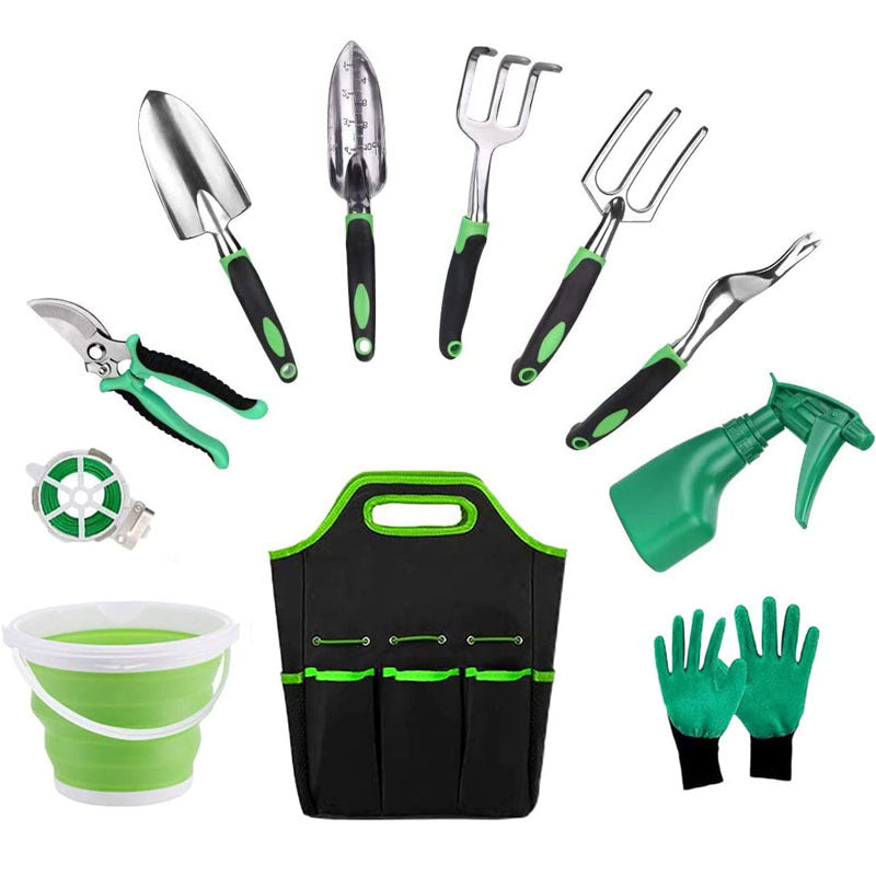 Factory Direct Gardening Tool Set Amazon Set Three-Piece Aluminum Alloy Garden Tools Agricultural Tools - More bang for your bucks