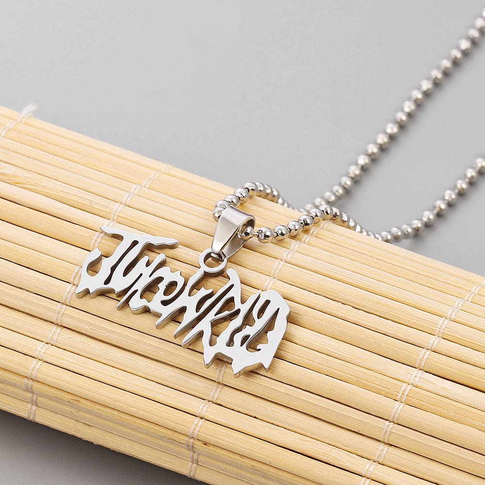 Creative All-match Ornament Simple Fashion English Letter Necklace