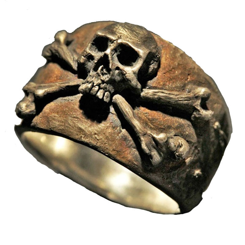 Nostalgic Skull Personality Boys Ring