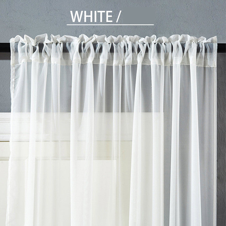 Modern And Simple Pure Color Cotton And Linen Window Screen - More bang for your bucks