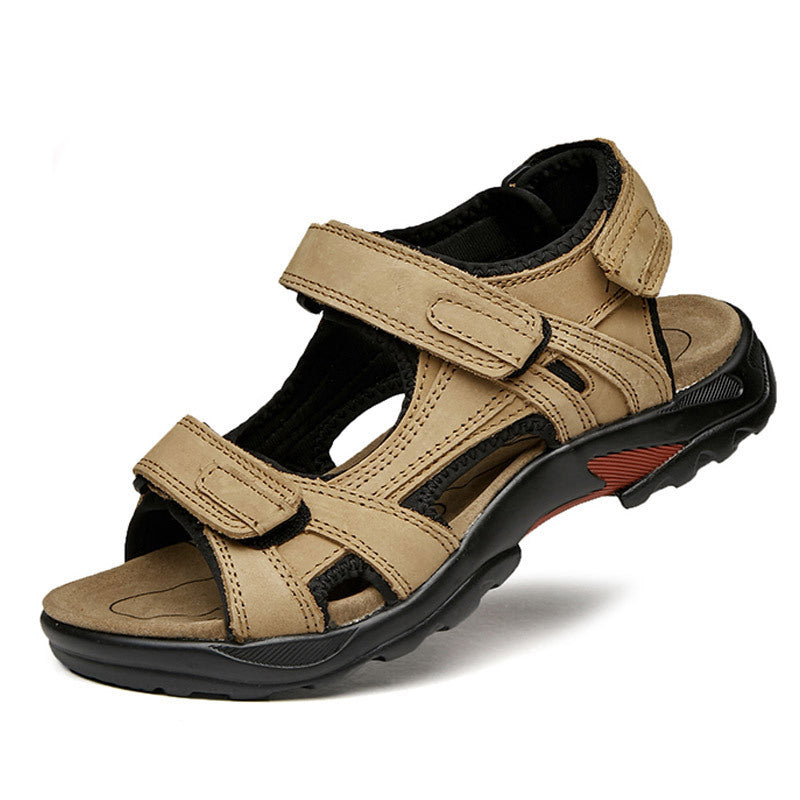 Outdoor Sandals Beach Leather Roman Sandals - More bang for your bucks