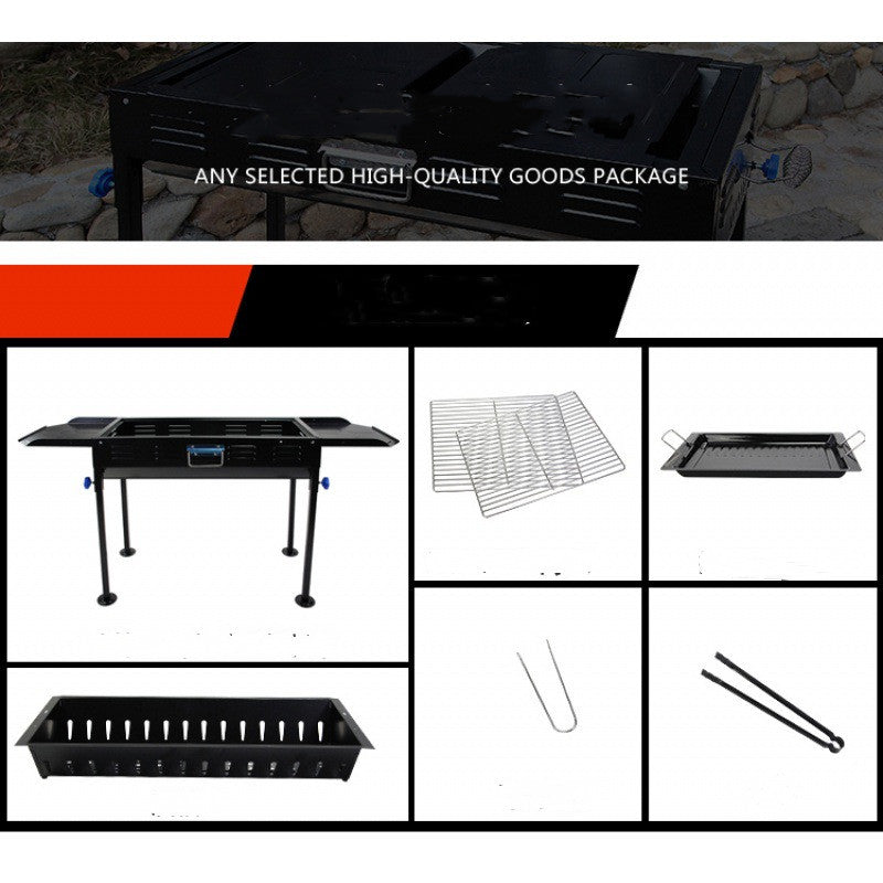 Outdoor Charcoal BBQ Tools Grill Utensils - More bang for your bucks