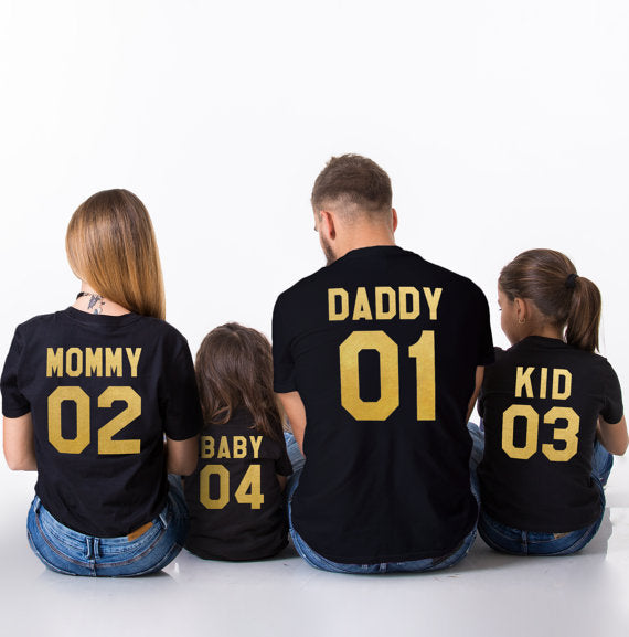 Parent-child Short-sleeved T-shirt Family Top - More bang for your bucks