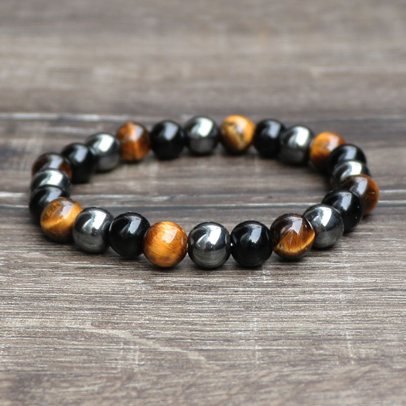 Tiger Eye Stone Bracelet Natural Stone Bracelet - More bang for your bucks