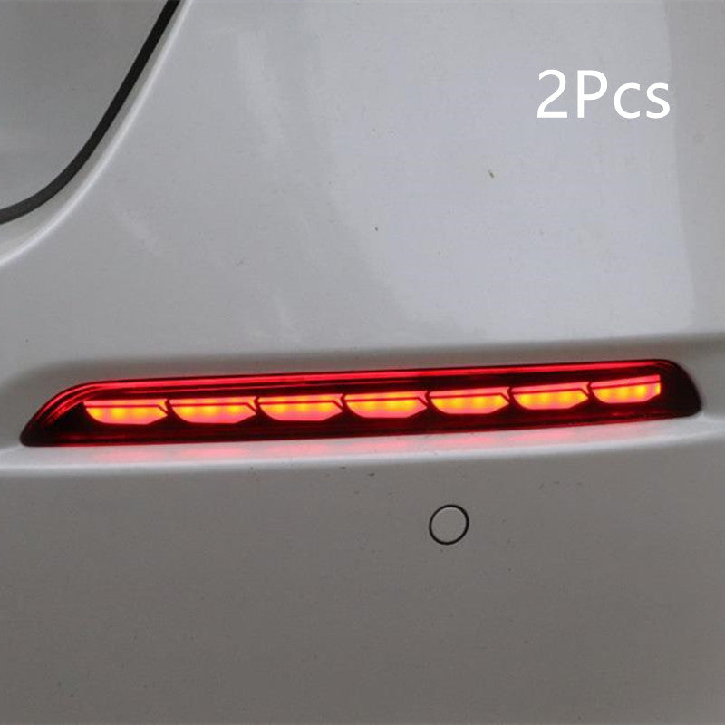 Car Modified Rear Bumper Lights Turn To Streamer Function - More bang for your bucks