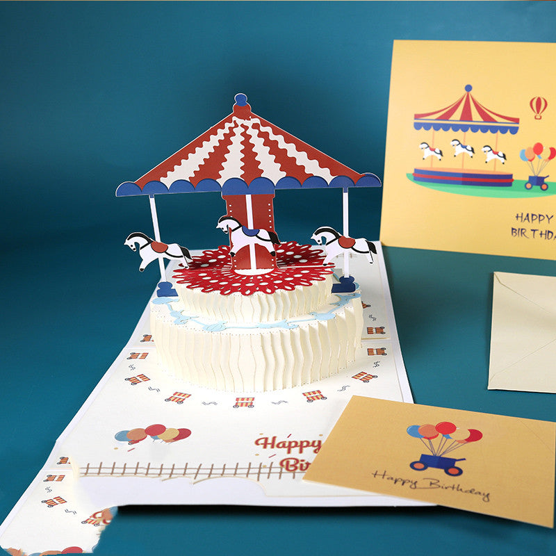 Thanksgiving 3d Pop-up Greeting Card