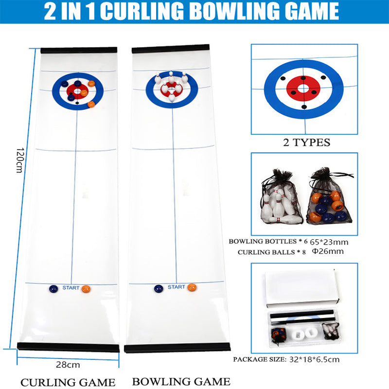 Curling table games - More bang for your bucks