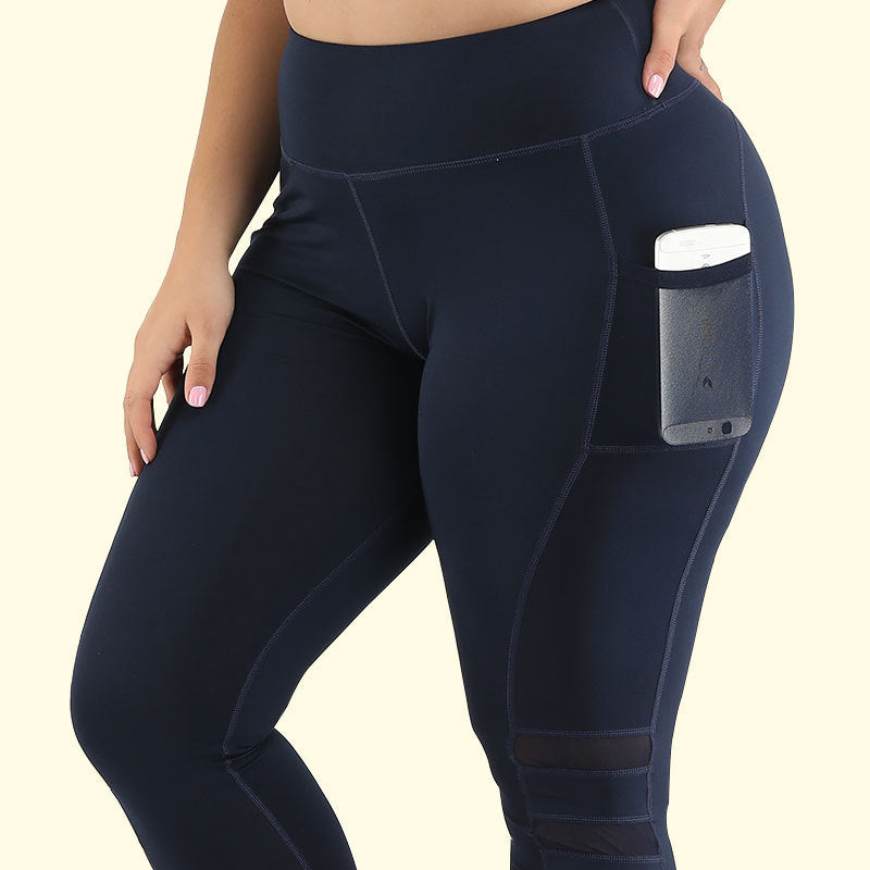 Fat Women Yoga Leggings Plus size pants cropped