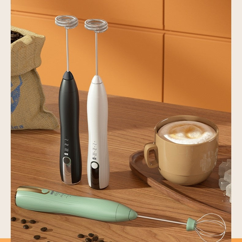 Stainless steel milk frother