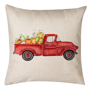 Thanksgiving Pumpkin Pillow Linen Sofa Pillow Cushion