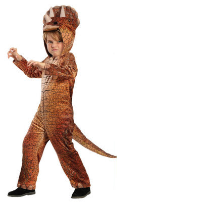 Tyrannosaure & Triceratops Costume pour fille et garçon cosplay enfants mignon Animal mascotte enfant dinosaure combinaison Costumes de fête de noël