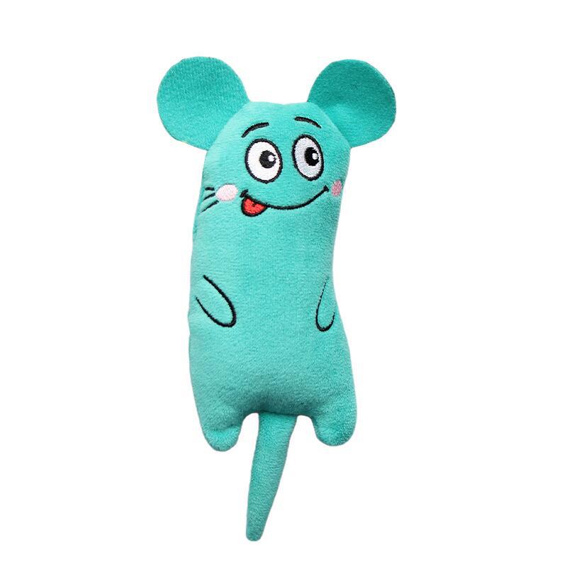 Cat Pet Plush Embroidered Mint Toys - More bang for your bucks