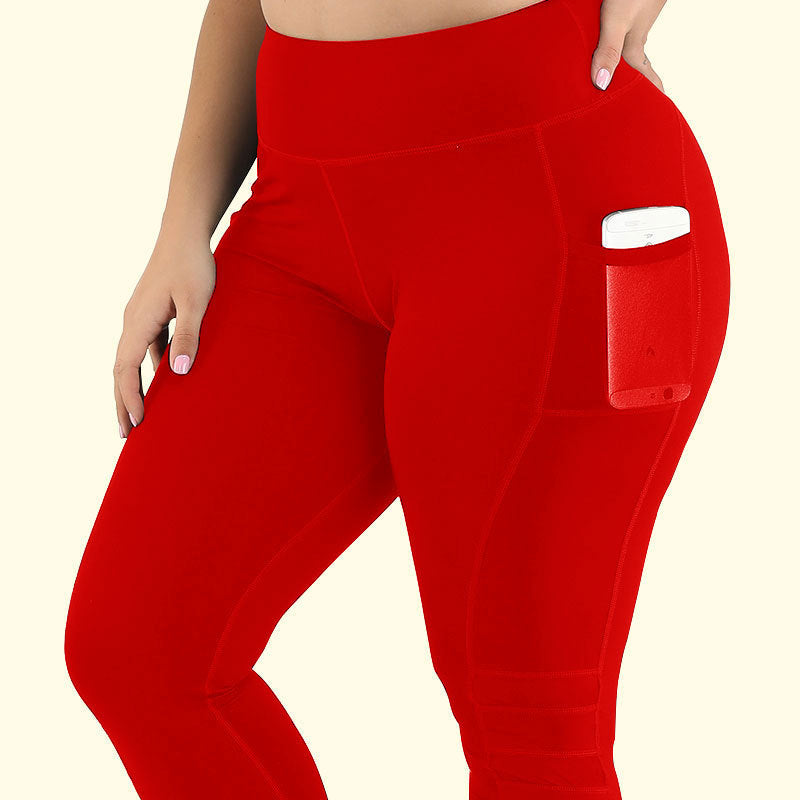 Fat Women Yoga Leggings Plus size pants cropped